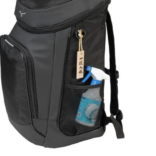 MIZUNO Baseball Softball Backpack 42L Black 1FJDD011 Nylon Polyester NEW
