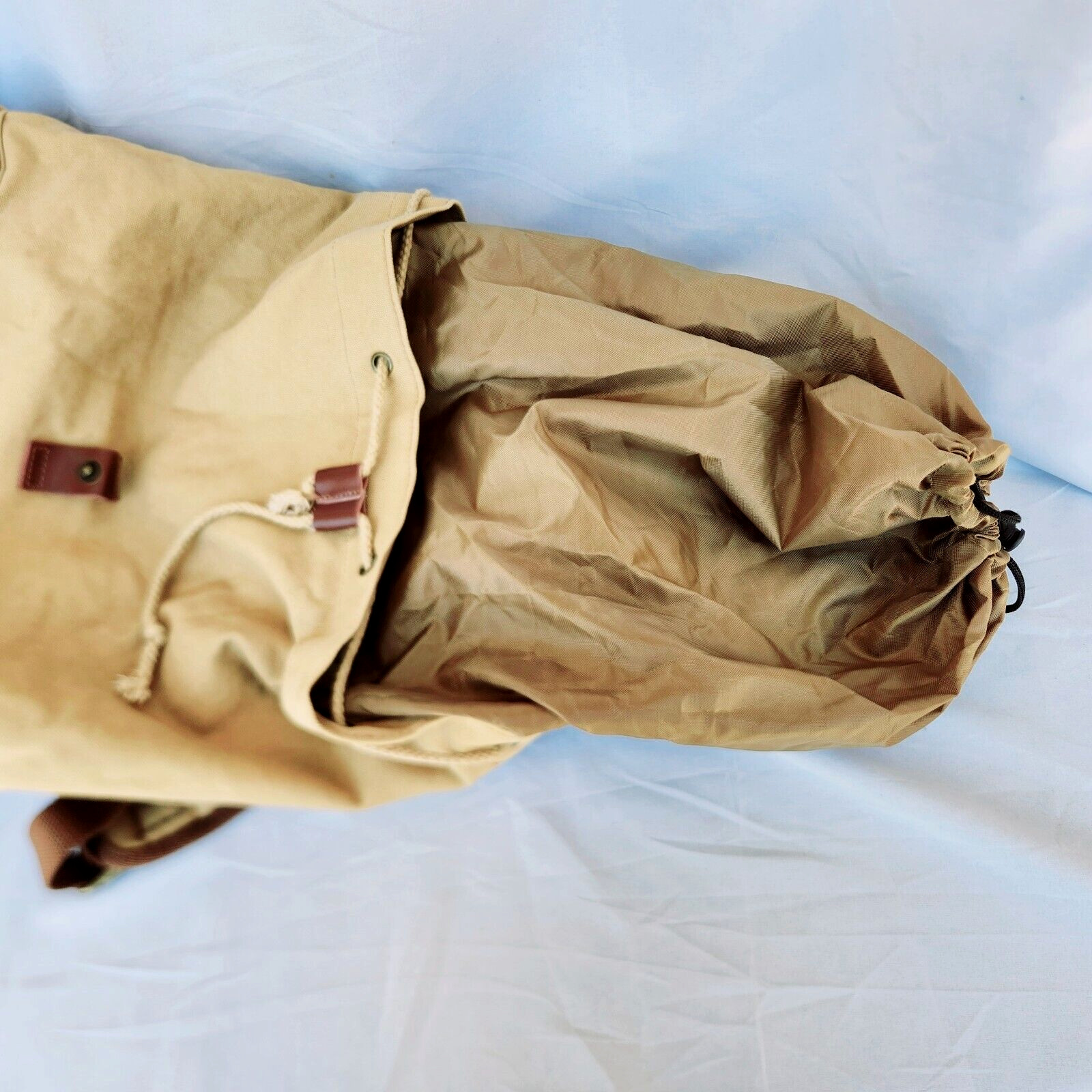 KOOLERTRON Canvas Backpack Camera Bag Guang Tong Brown w/Rain Cover – NWT