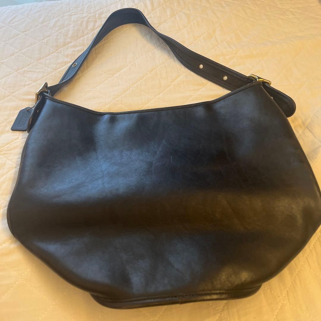 COACH Vintage Leather Bucket Shoulder Bag Men’s Size 39cm Excellent Condition
