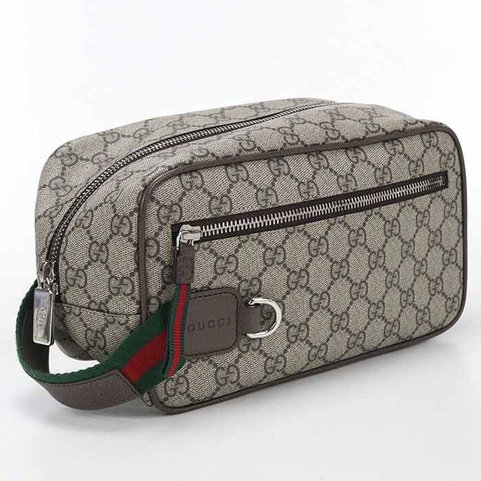 Gucci Clutch Bag 856041 Medium GG Cosmetic Case Supreme Beige