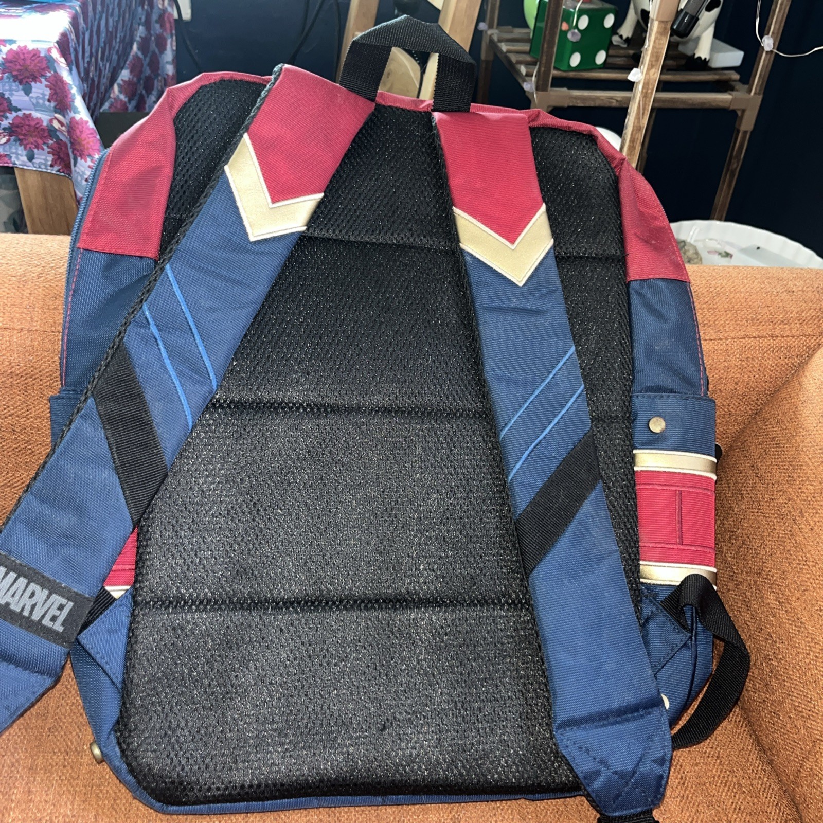 MARVELS CAPTAIN MARVEL BIOWORLD BACKPACK. BRAND NEW. 17 inch