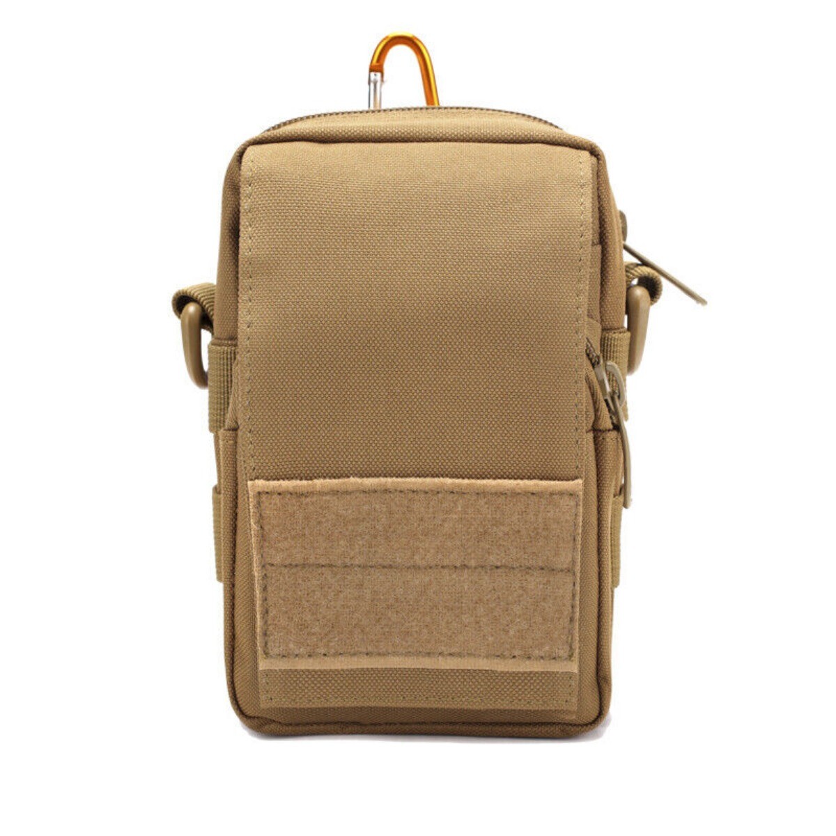 Backpack Strap Pouch Tactical Molle Accessory Pouch with Double-Zipper Pocket
