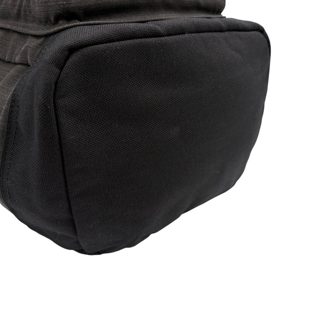Authentic Yoshida Kaban PORTER Shoulder Bag 00s Y2K Black, 27cm x 22-34cm x 15cm