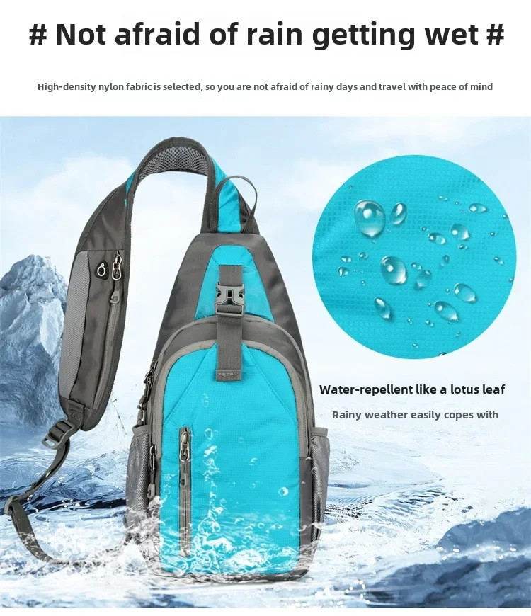 outdoor hiking bike shoulder bag waterproof sports crossbody bag travel backpac