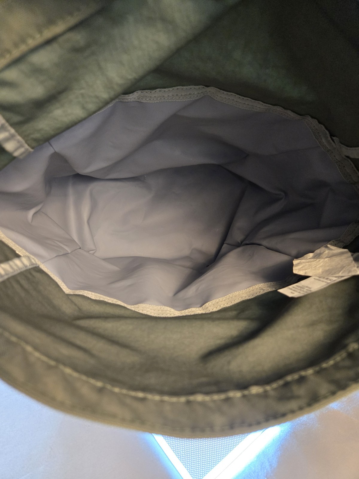 L.L. Bean Backpack Zipper Buckle Closure Men Gray Solid Outer Pockets Casual