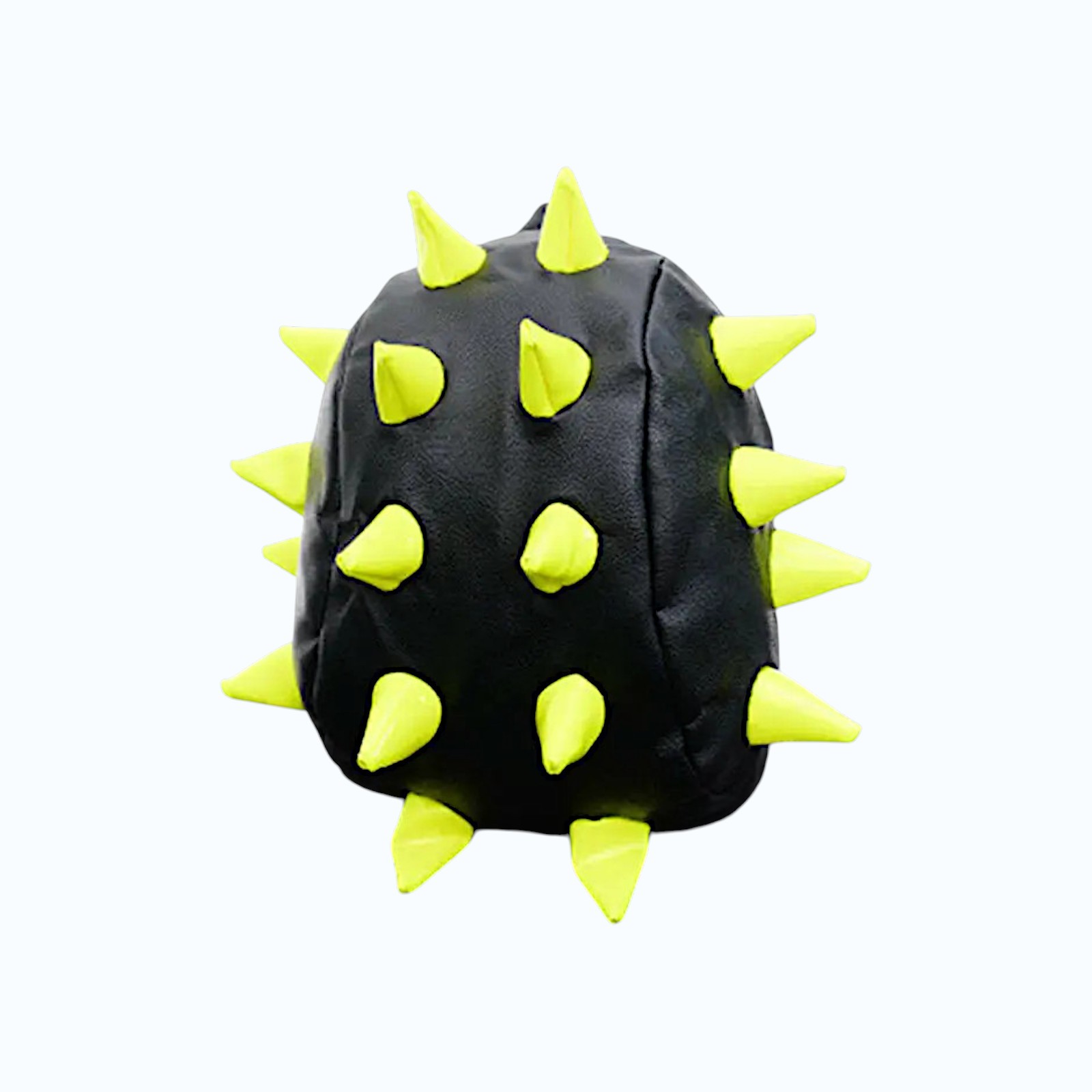 Gothic Cyberpunk 3D Spike Hedgehog Backpack Womens Mens PU Leather Studded Bag