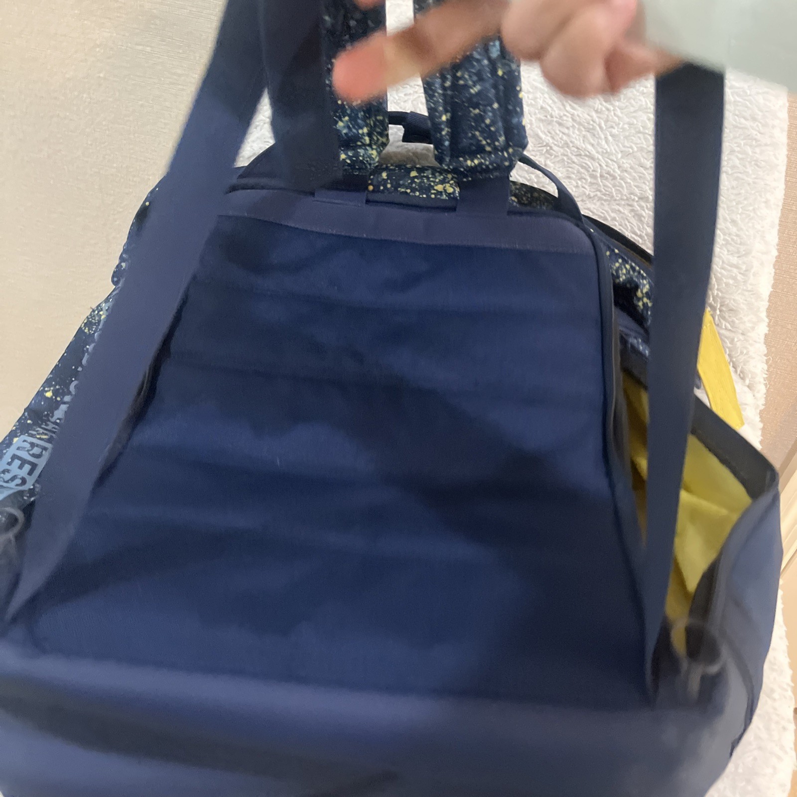 Under Armour UA Project Rock Box Duffle Backpack Training Laptop Bag Blue Green