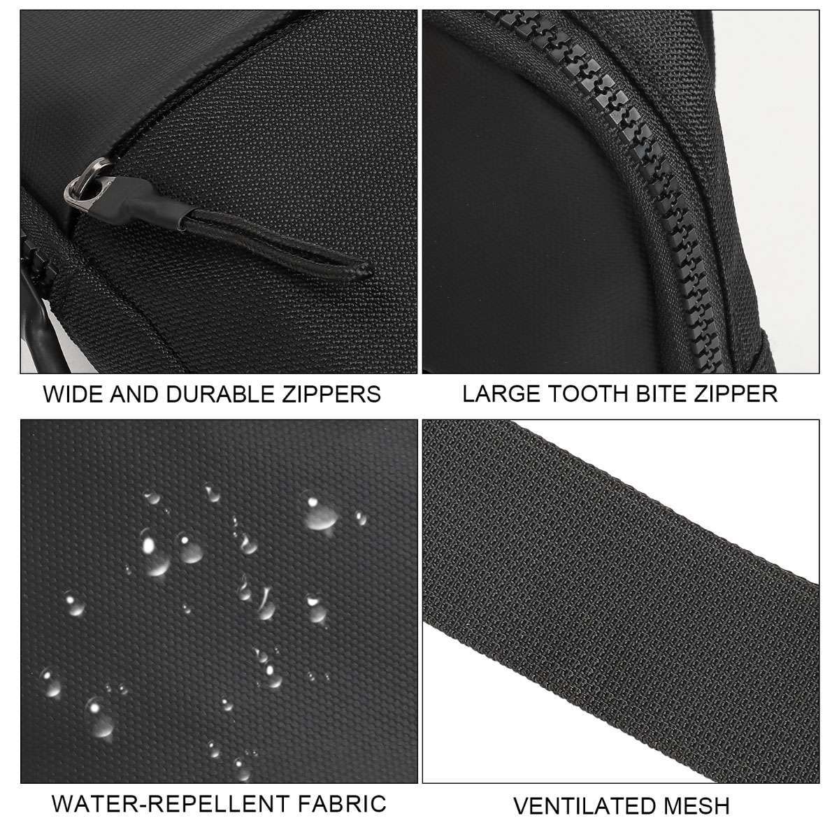 Waterproof Men Women Sling Bag Chest Cross Body Travel Sport Small Shoulder Pack