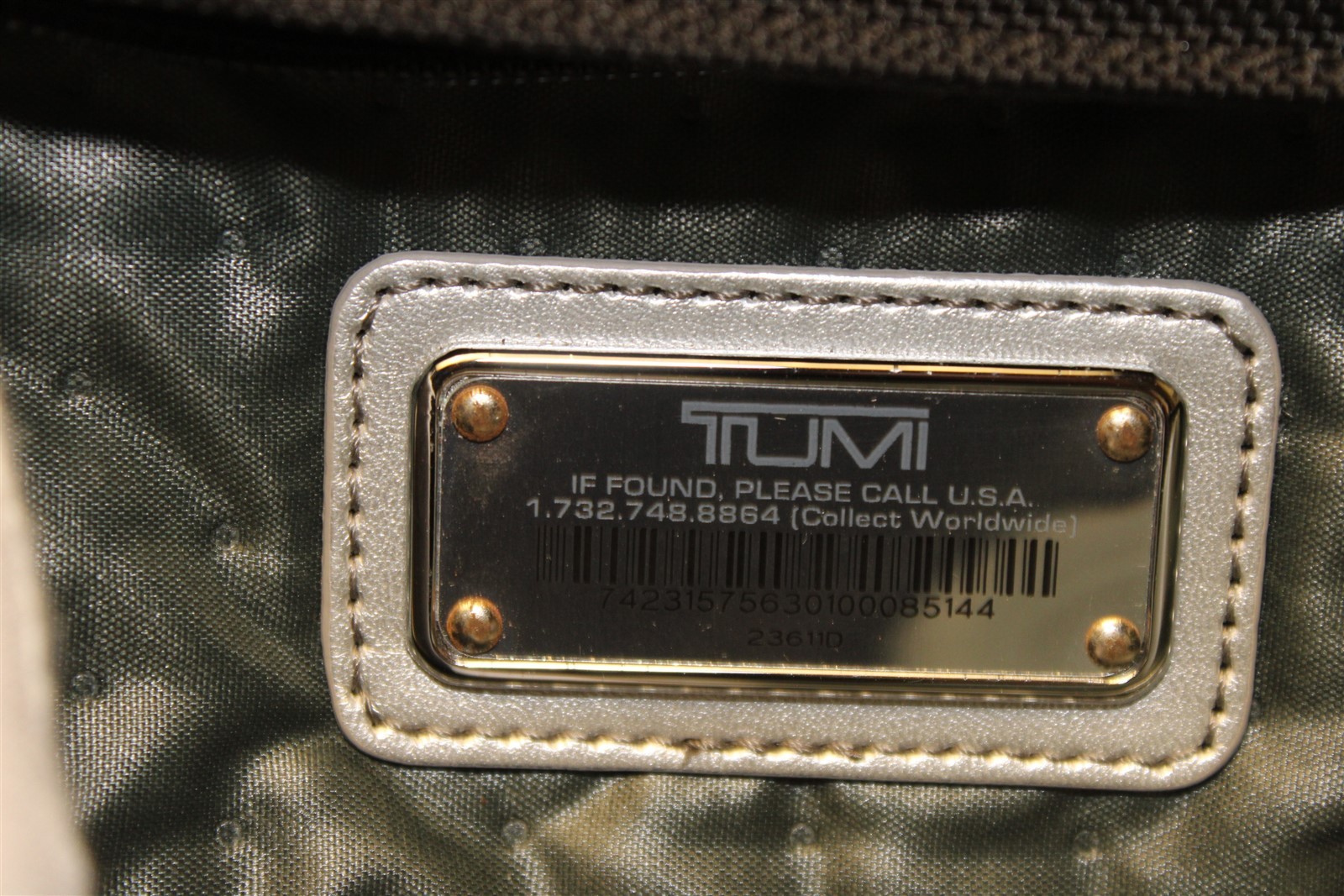 Tumi x Supermicro Alpha Ballistic Black Canvas Leather Travel Messenger Bag