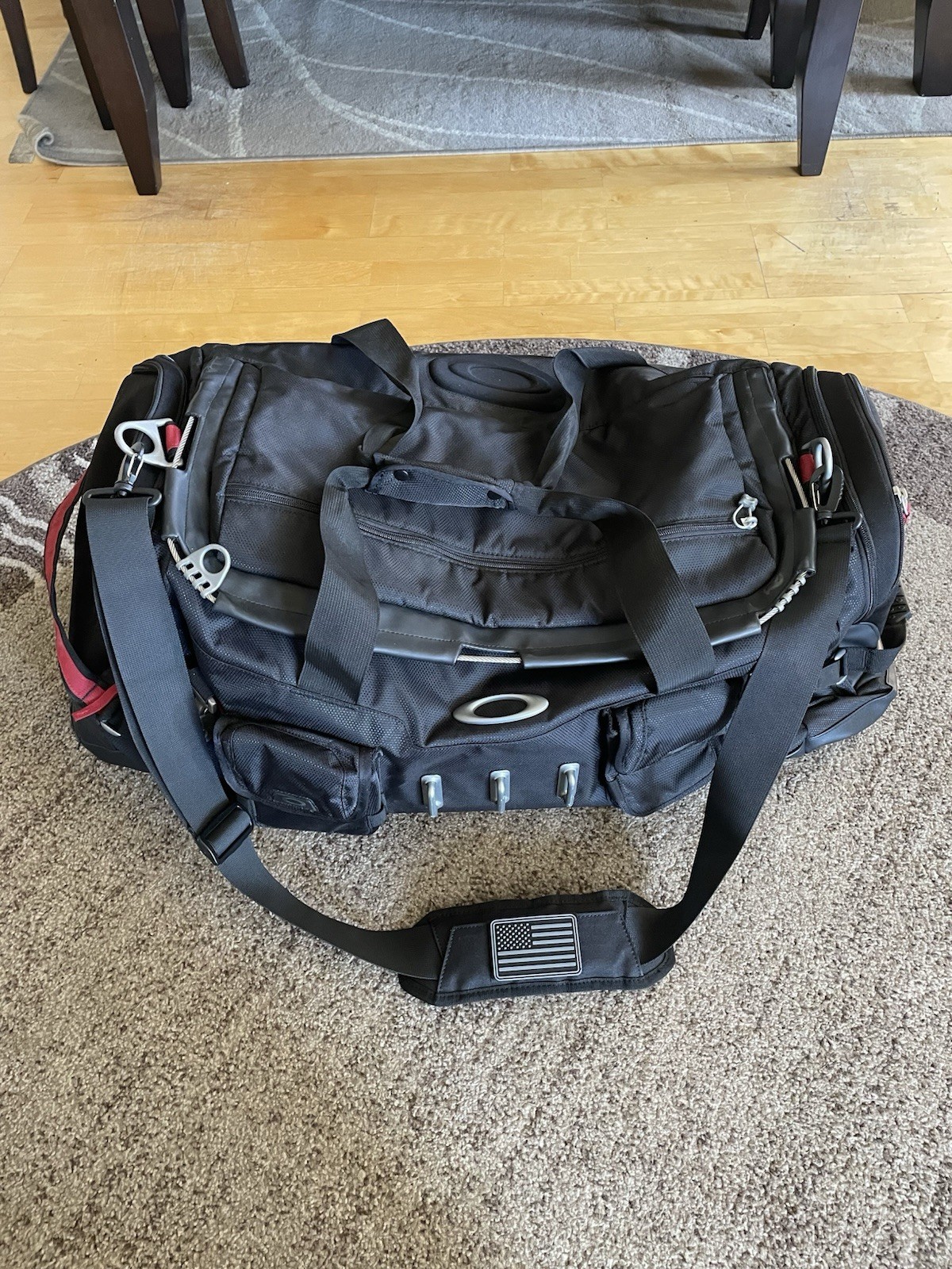 OAKLEY HOT TUB DUFFEL BAG Black Tactical Field Gear AP Hiking Day Pack