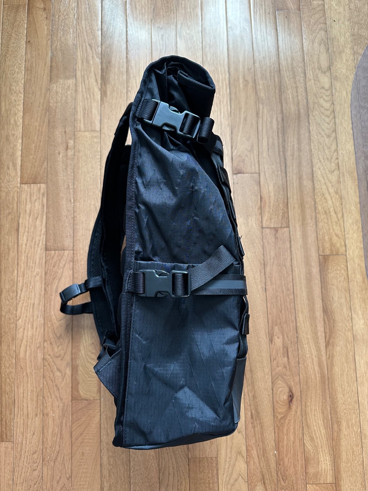 Chrome Industries Barrage 22L Waterproof Roll-Top Backpack XRF Reflective Black