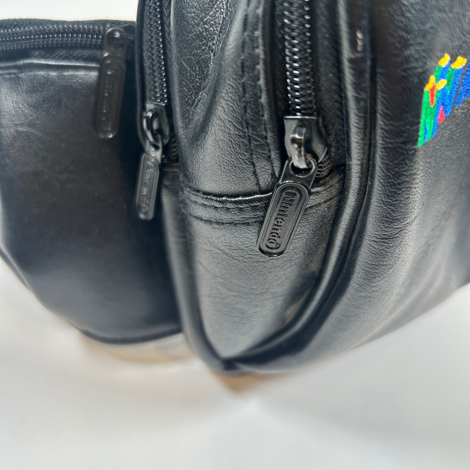 Vintage Nintendo 64 Fanny Pack Black Waist Bag Retro Gaming