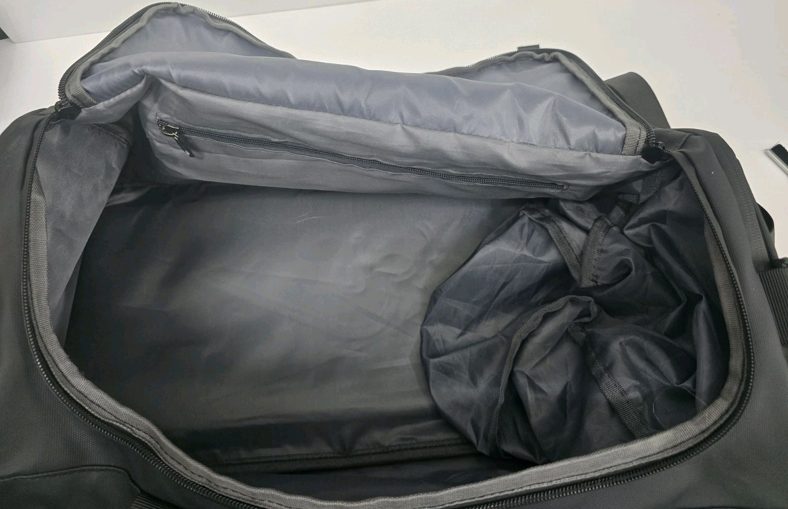 Black Convertible Duffel Backpack