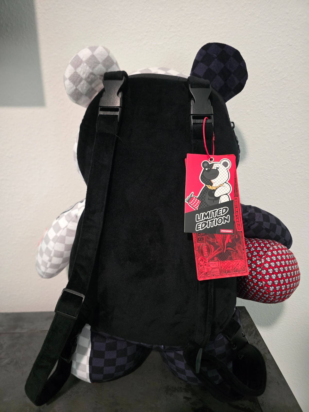 sprayground teddy bear limited edition backpack