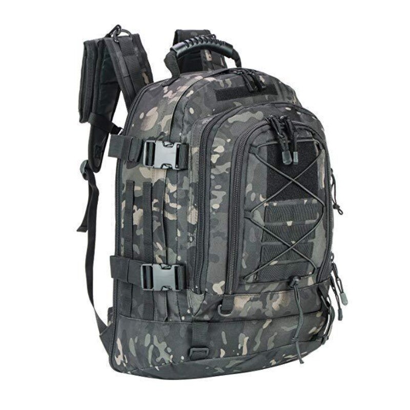 60L Tactical Backpack Men Hiking Military Climbing Outdoor Waterproof Travel Bag