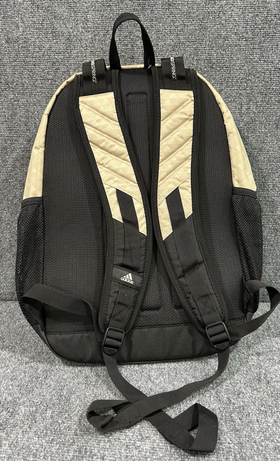 Adidas Prime 6 Monogram Backpack Wonder Beige/Black Straps NEW LP8933