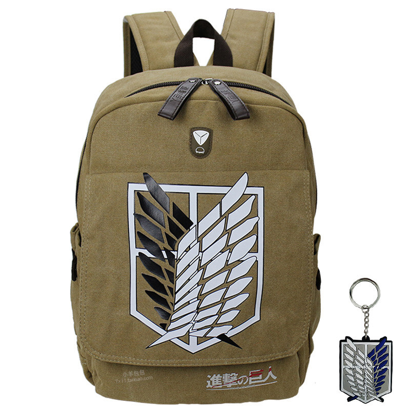 Attack on Titan Backpacks School Student Shoulder Bags Cosplay Travel Bag GIFT