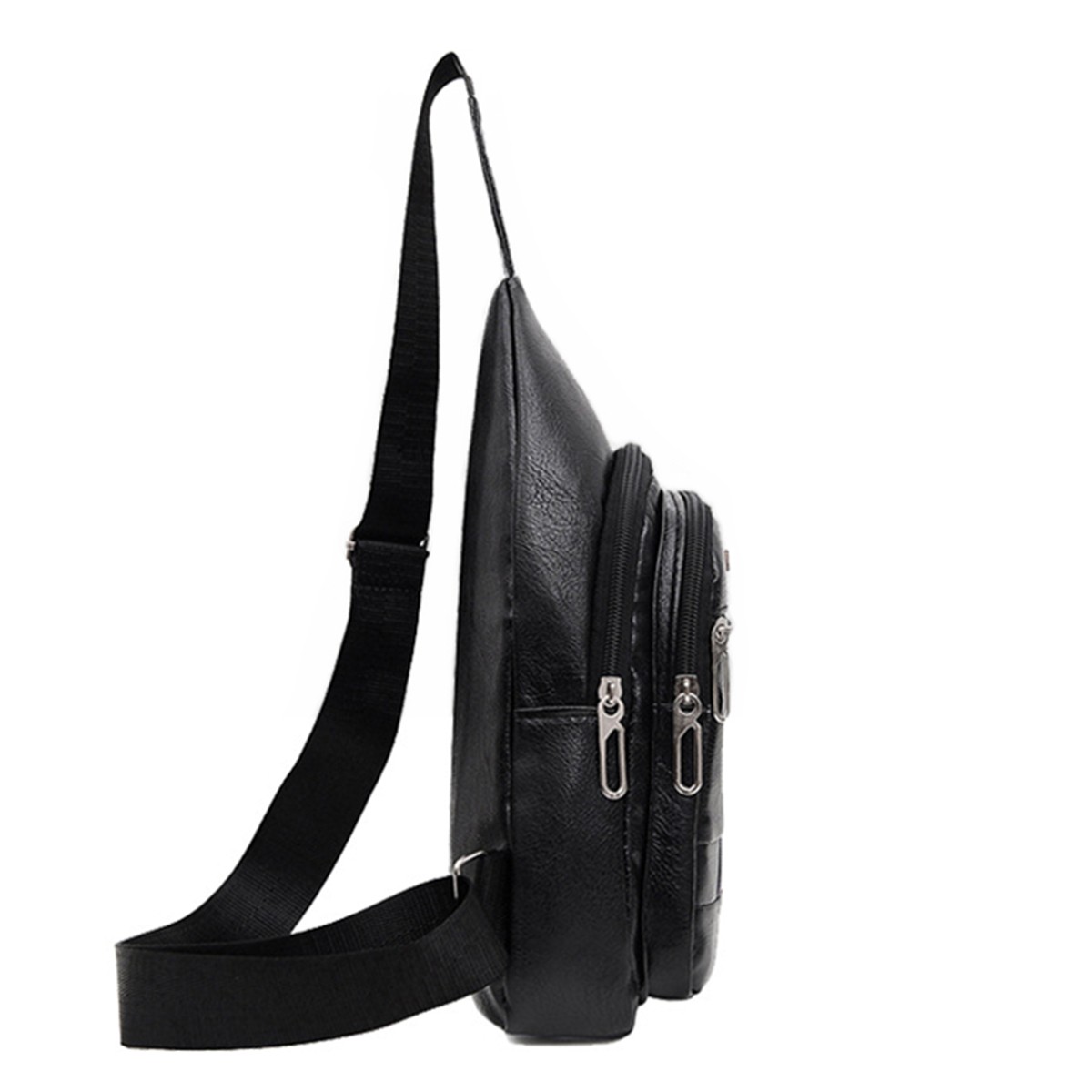 Multi Layer Men’s Single Shoulder Bag Outdoor Leisure Crossbody Bag Chest Bag