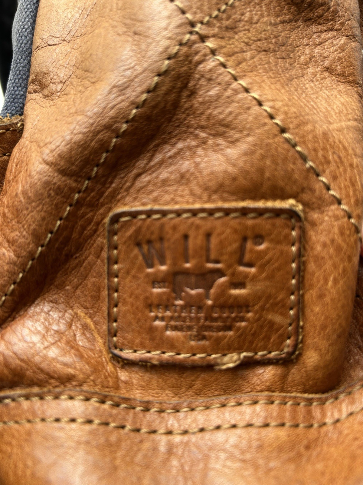 Will Leather Goods Tan Full Grain Leather Backpack Luxury Utility Mexico $350