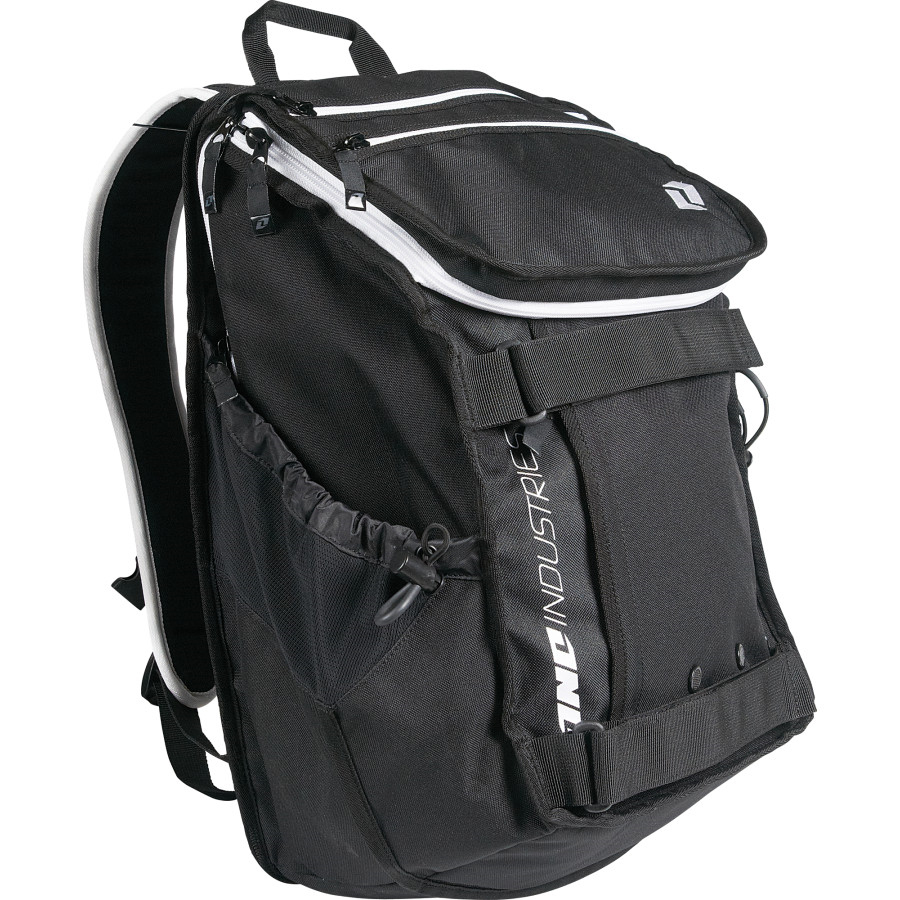 One Industries sprocket backpack black white travel bag gym MTB