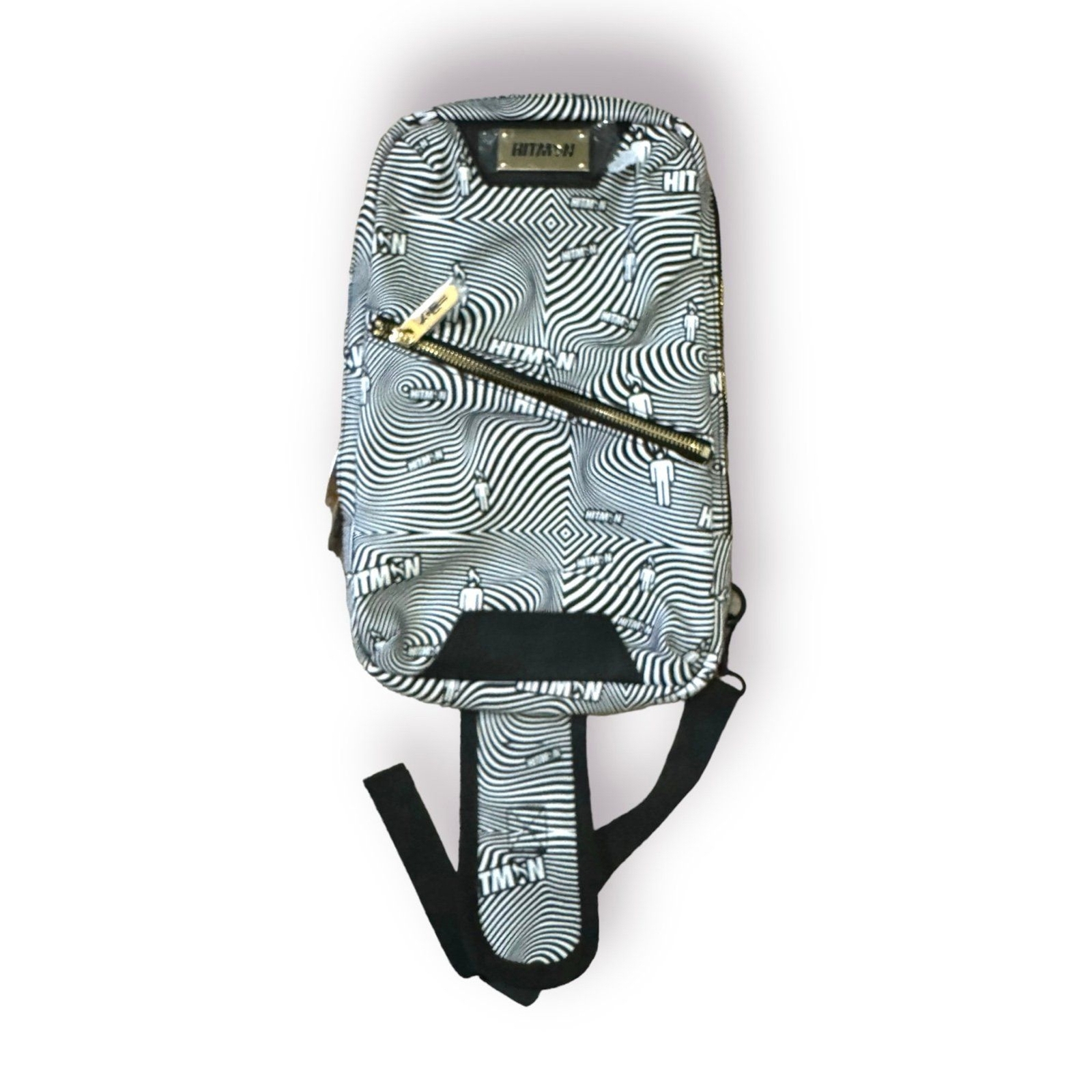 Hitman Money Counter – White Ripple Crossbody Sling