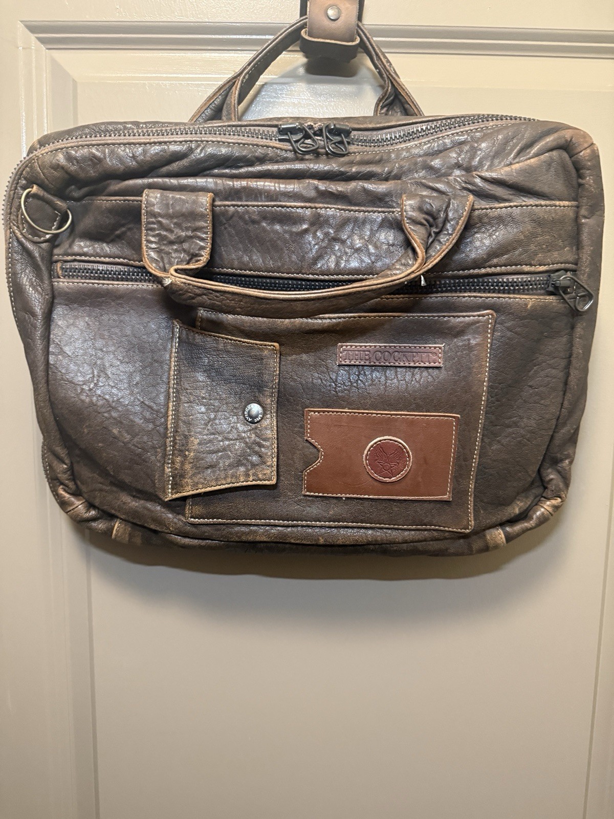 Avirex Cockpit Bag Brown Leather – Inherited Never Used. Great Condition