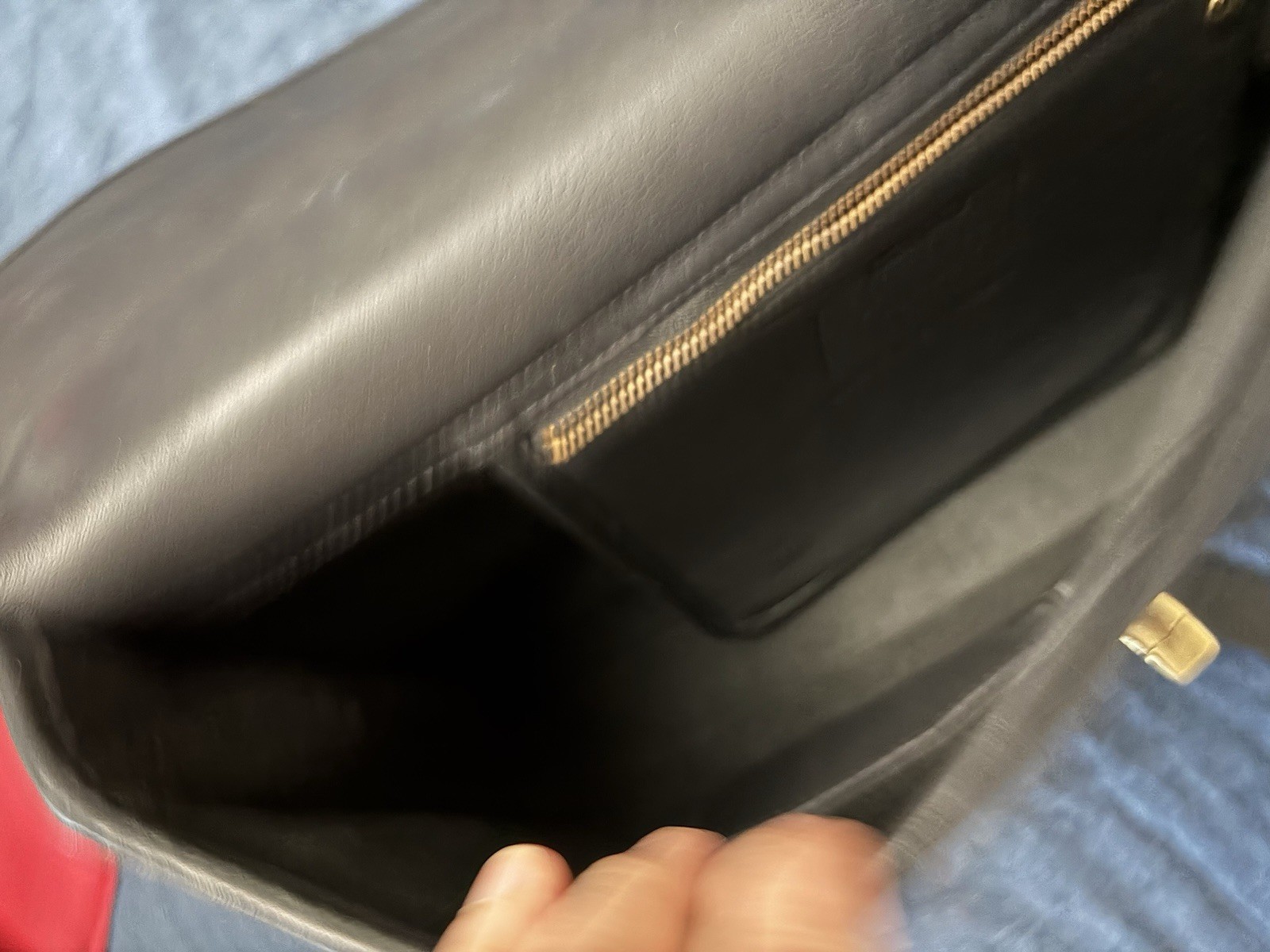 Coach Classic Black Leather Briefcase Bag Tote Excellent vtg quiet luxury