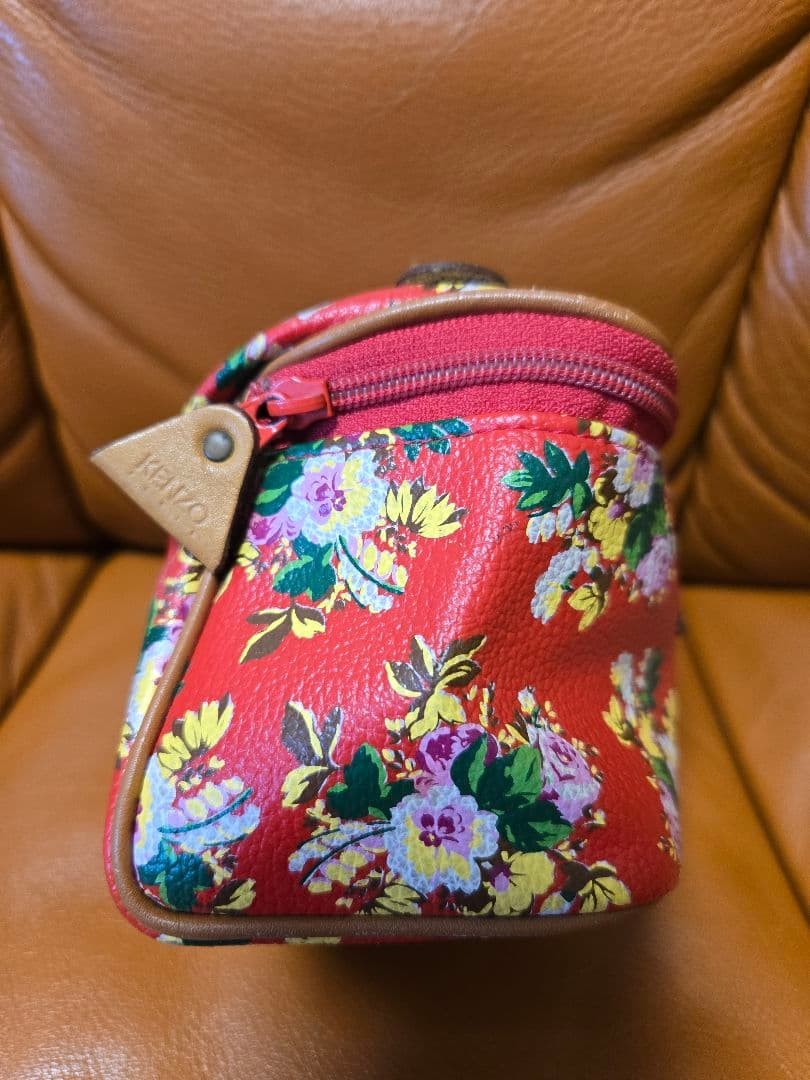 KENZO Floral Pattern Pouch 2-Piece Set Used Vintage Unused Rare