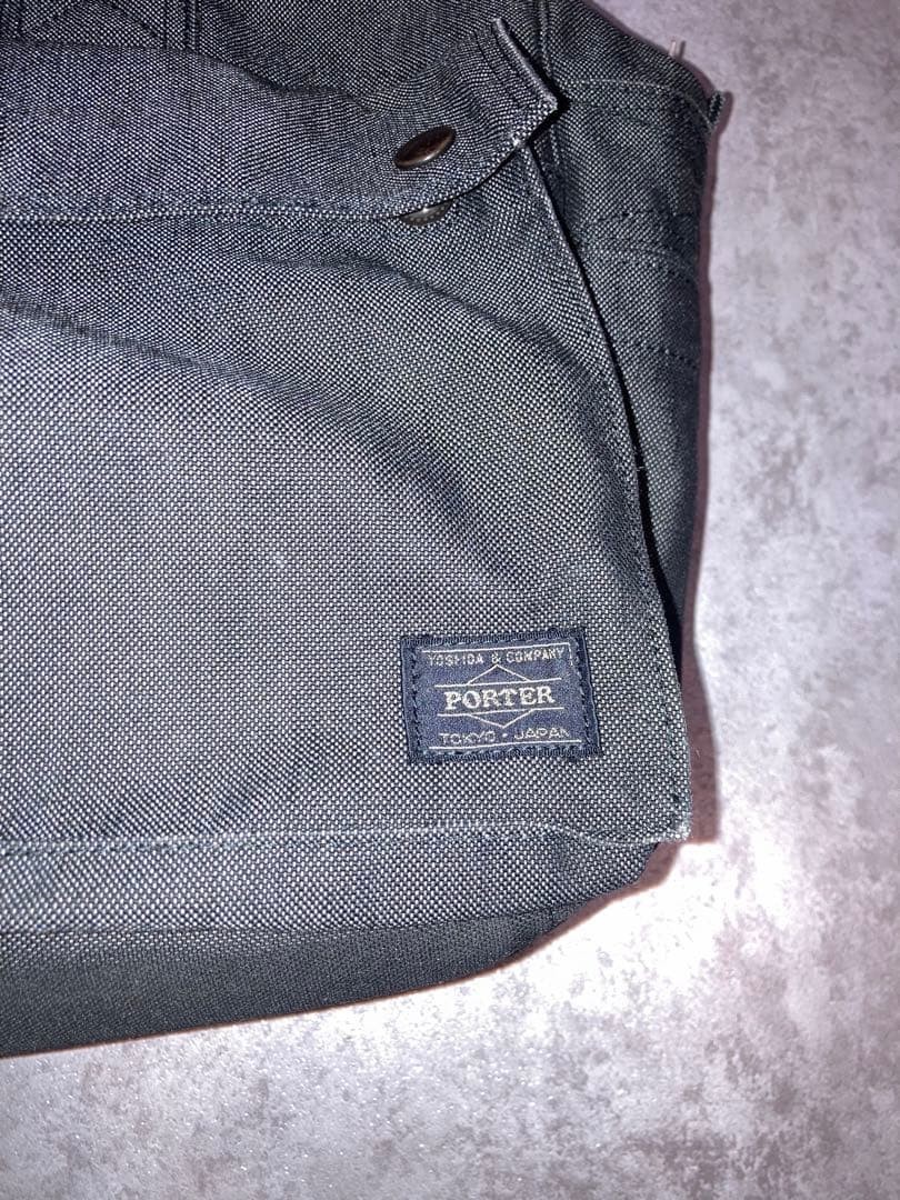 PORTER YOSHIDA SMOKY Boston Tote Bag Black Japan Authentic