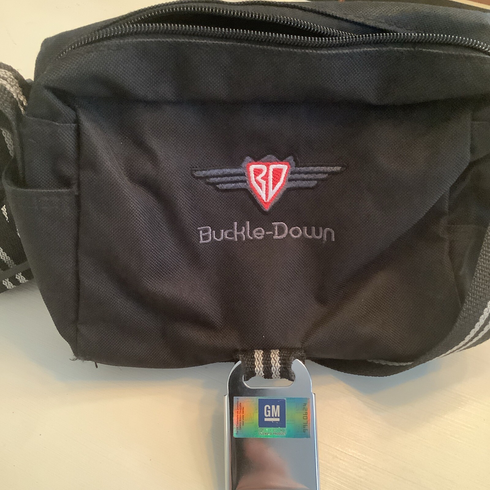 CORVETTE Buckle Down Purse Canvas Handbag Crossbody Buckle Seatbelt Strap