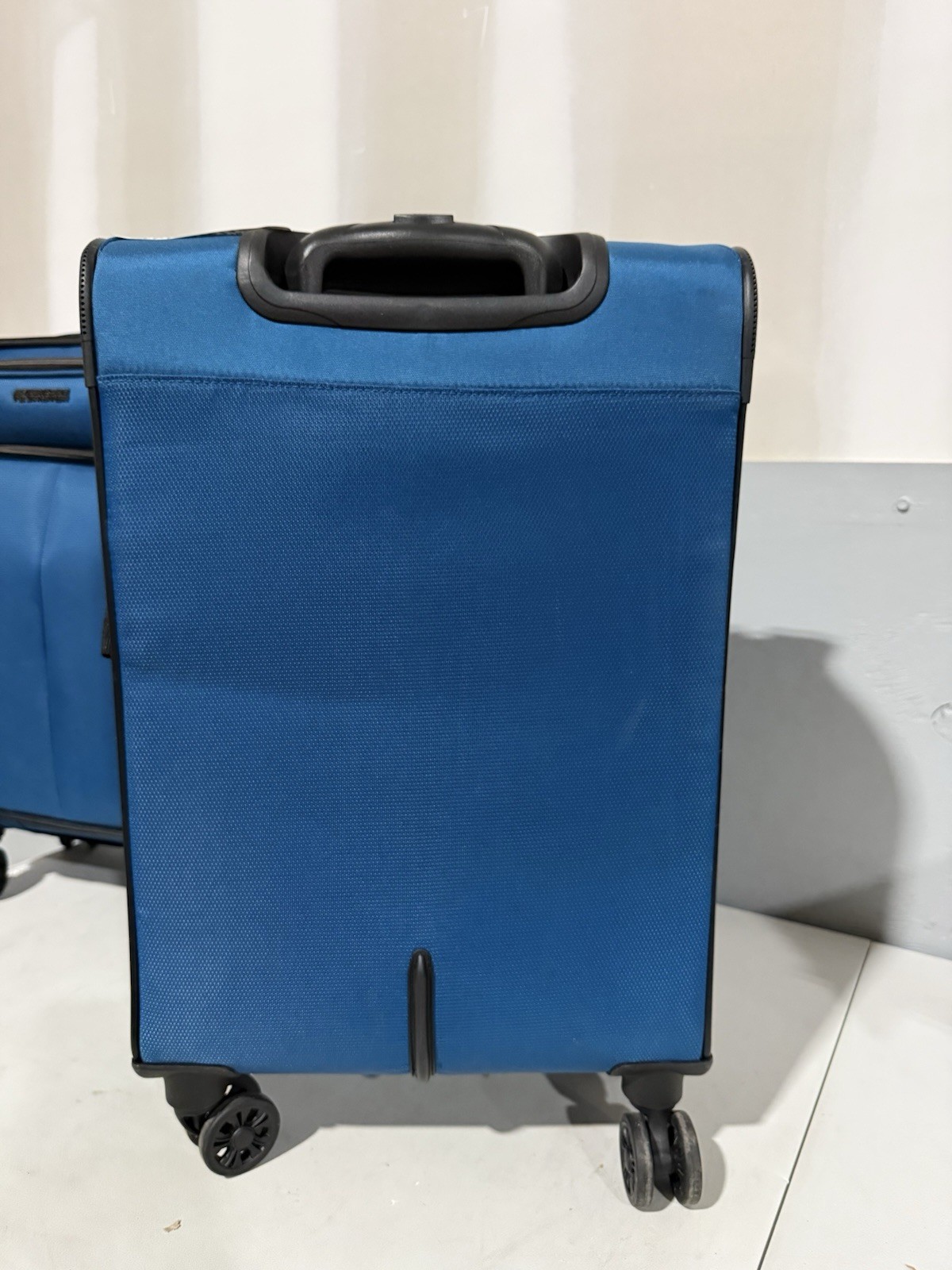 American Tourister Phenom Softside Carry On Spinner Suitcase – Blue: