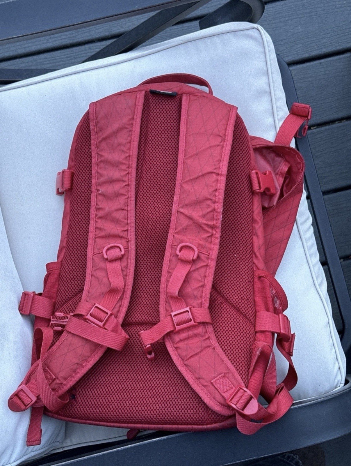 Supreme Red Backpack Zip | 7 Day shipping