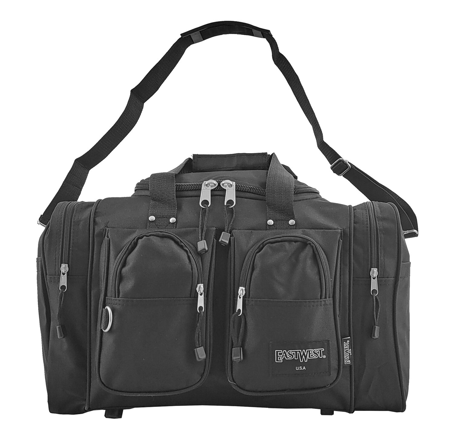 EastWest USA Adjustable Standard DUFFLE Bug Out Tactical Travel Gear Bag BLACK