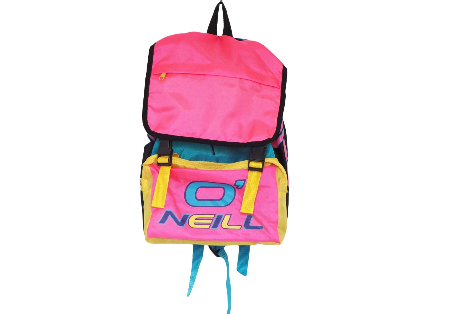 Vintage O’NEILL Backpack multicolor bag 90s big logo school bag bright