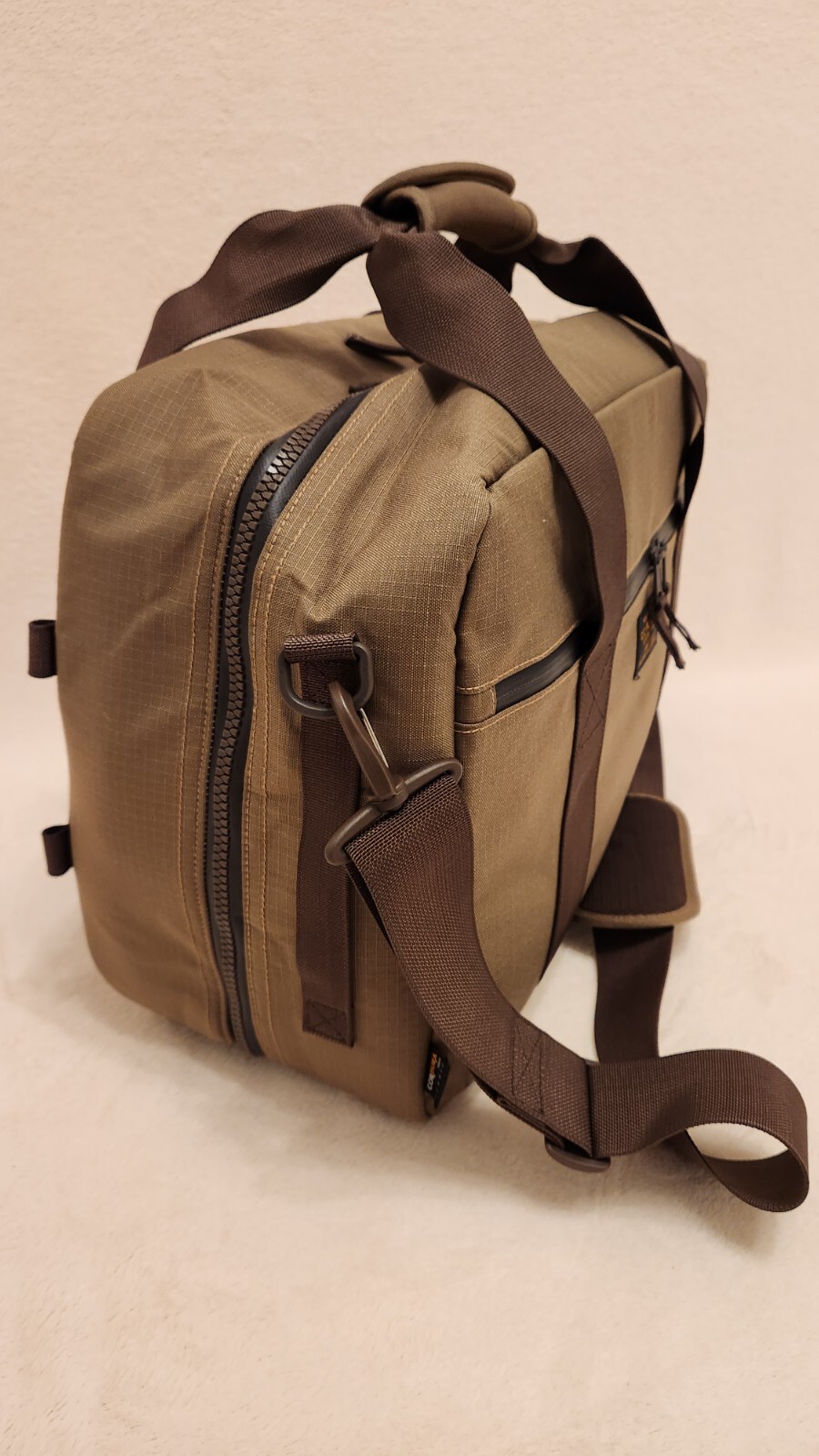 Filson Ripstop Nylon Pullman 20115932 Field Tan Duffle Briefcase Backpack CC
