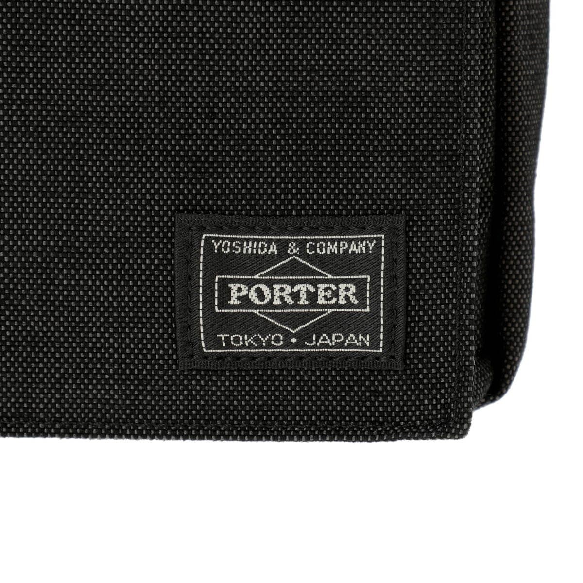 PORTER SMOKY VERTICAL SHOULDER BAG 592-27532-10 Black Yoshida & Co. JPN