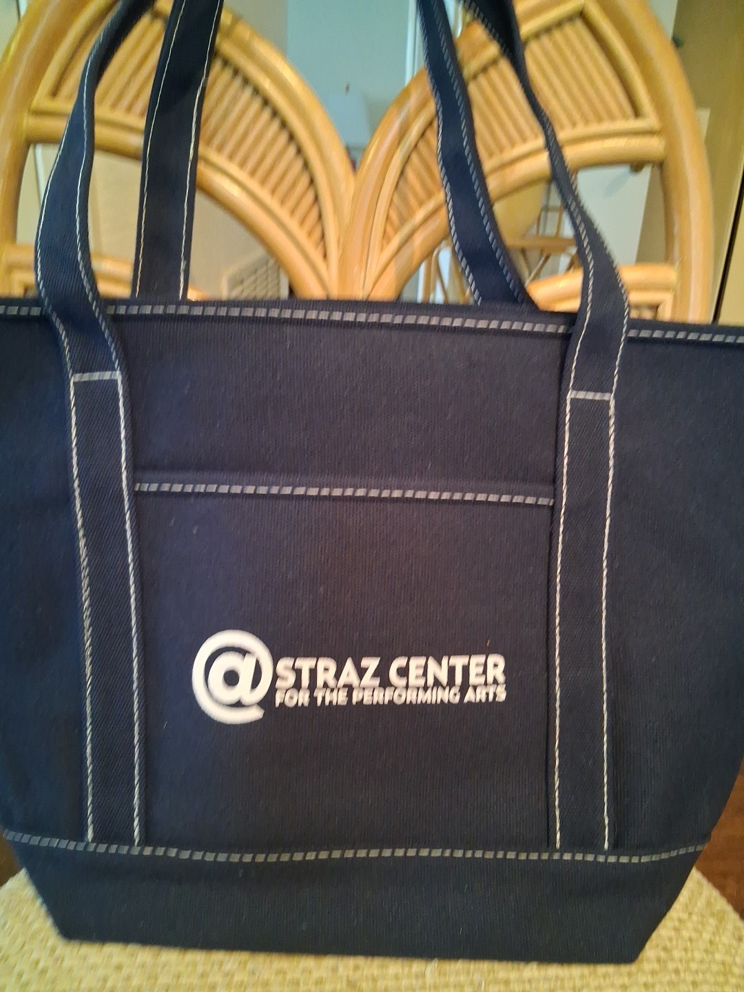 HIT Navy Canvas Large Boat & Tote Bag Straz Center for Performing Arts, Tampa