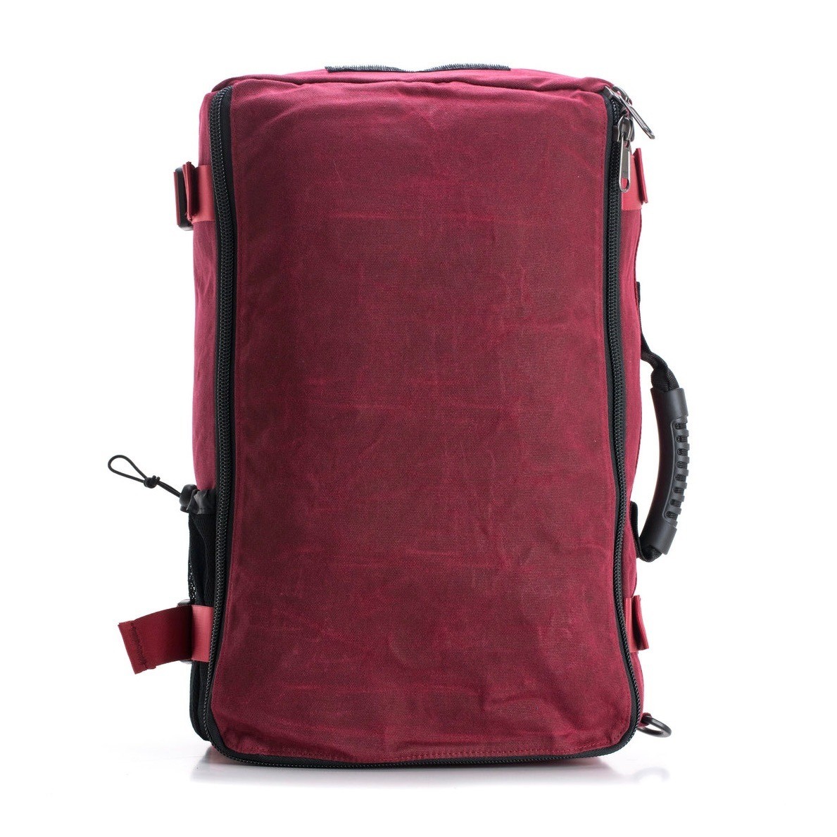 SOVRN REPUBLIC 30L Drifter 2.0 Convertible Duffle / Backpack, Burgundy
