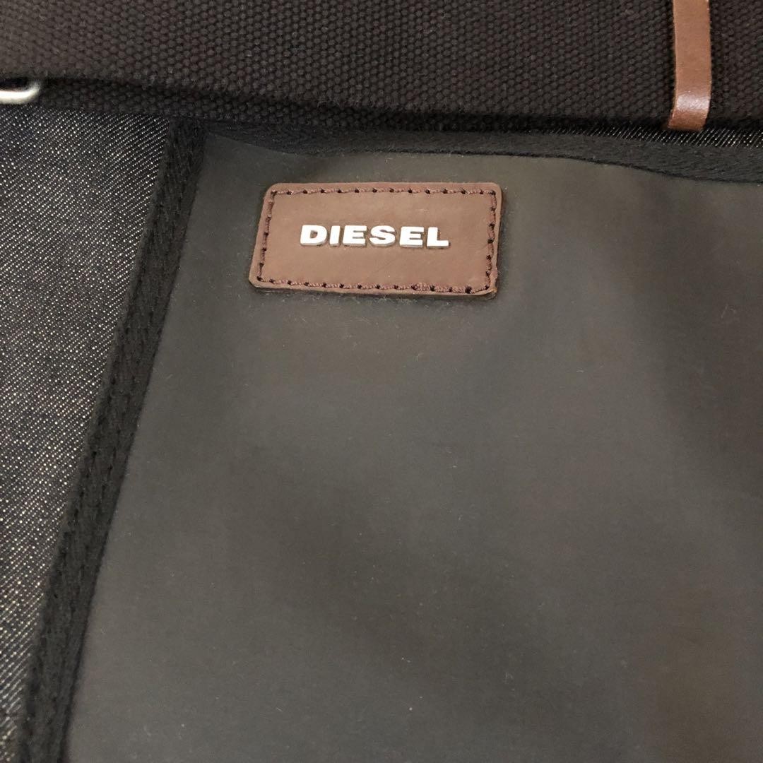 Diesel Men Genuine Leather Shoulder Bag 51x34x18cm Almost unused Luxury Modern