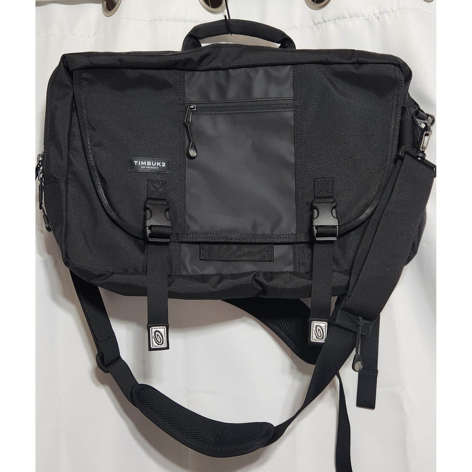 Timbuk2 Dell Messenger Bag Backpack Hybrid Black Ballistic Nylon Laptop Case