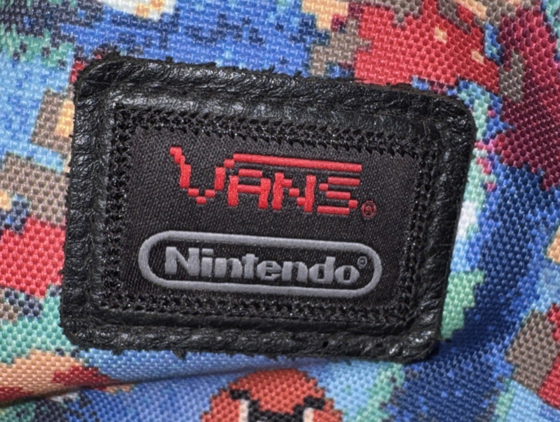 Vans Nintendo Super Mario Bros Backpack 8 Bit Print