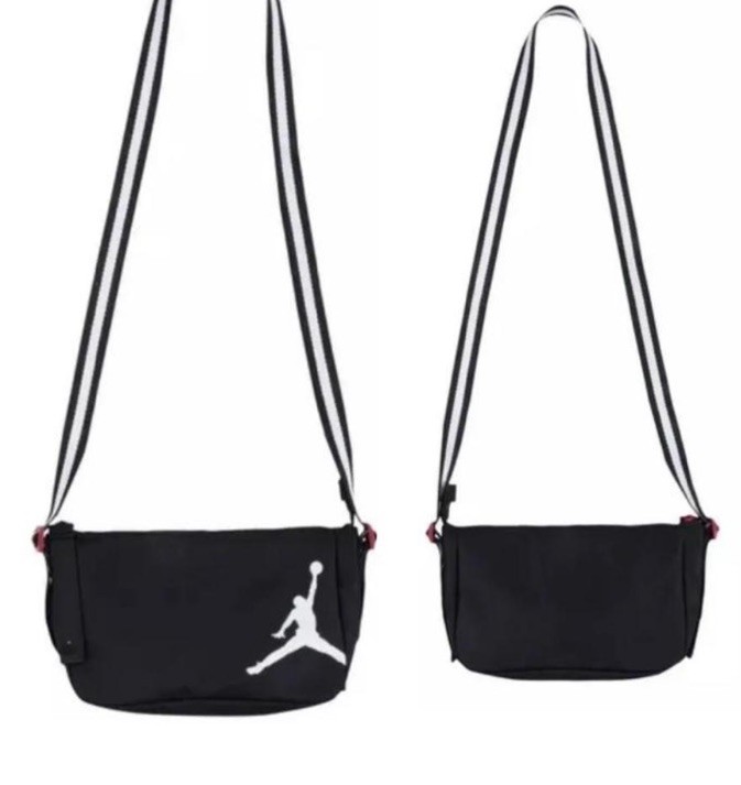 Nike Jordan Alpha Camera Bag Small Crossbody Jumpman Purse WA0870-023 Black NWT