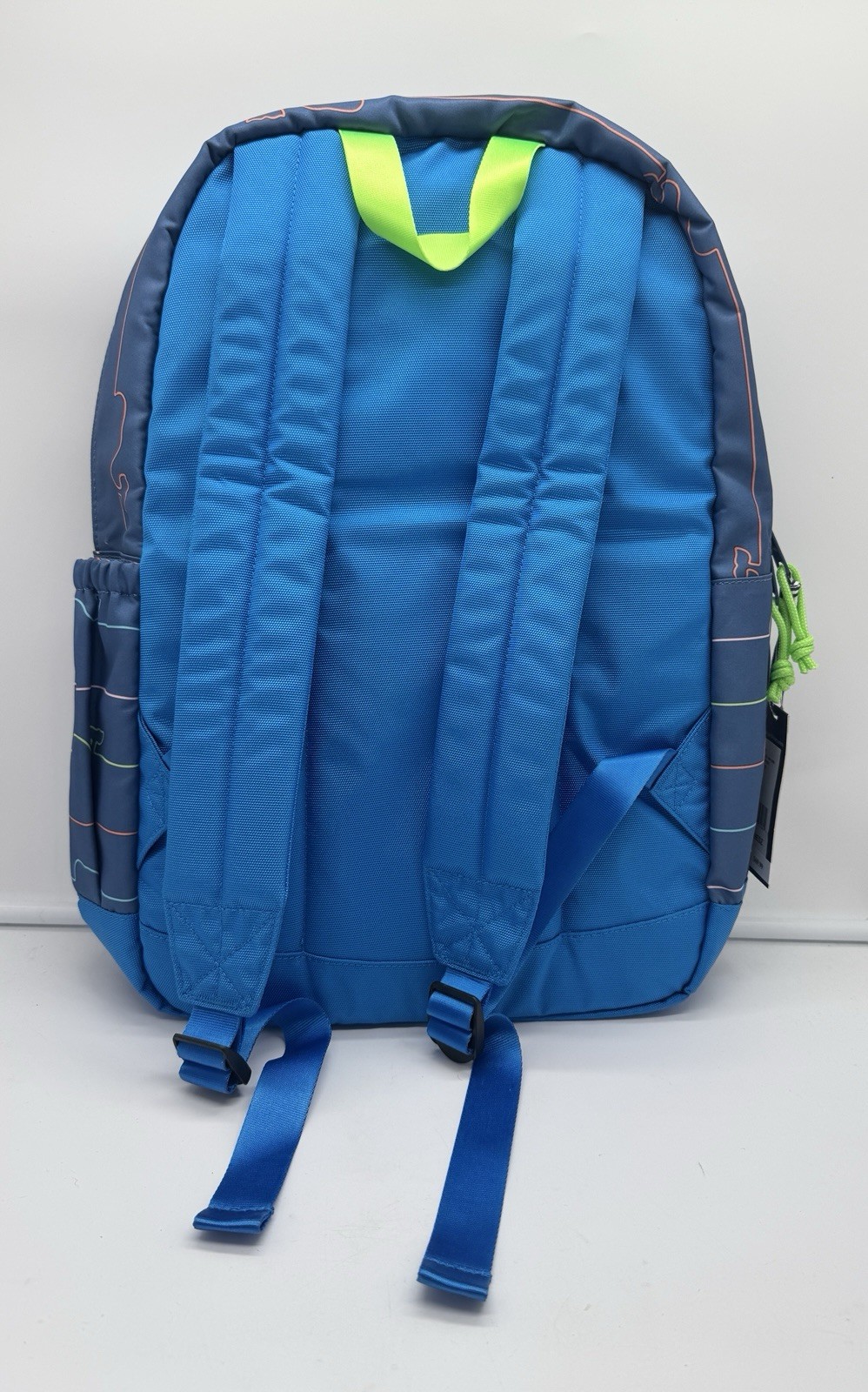 Vineyard Vines Backpack Blue Multicolor Whale Logo Padded Laptop School Book Bag