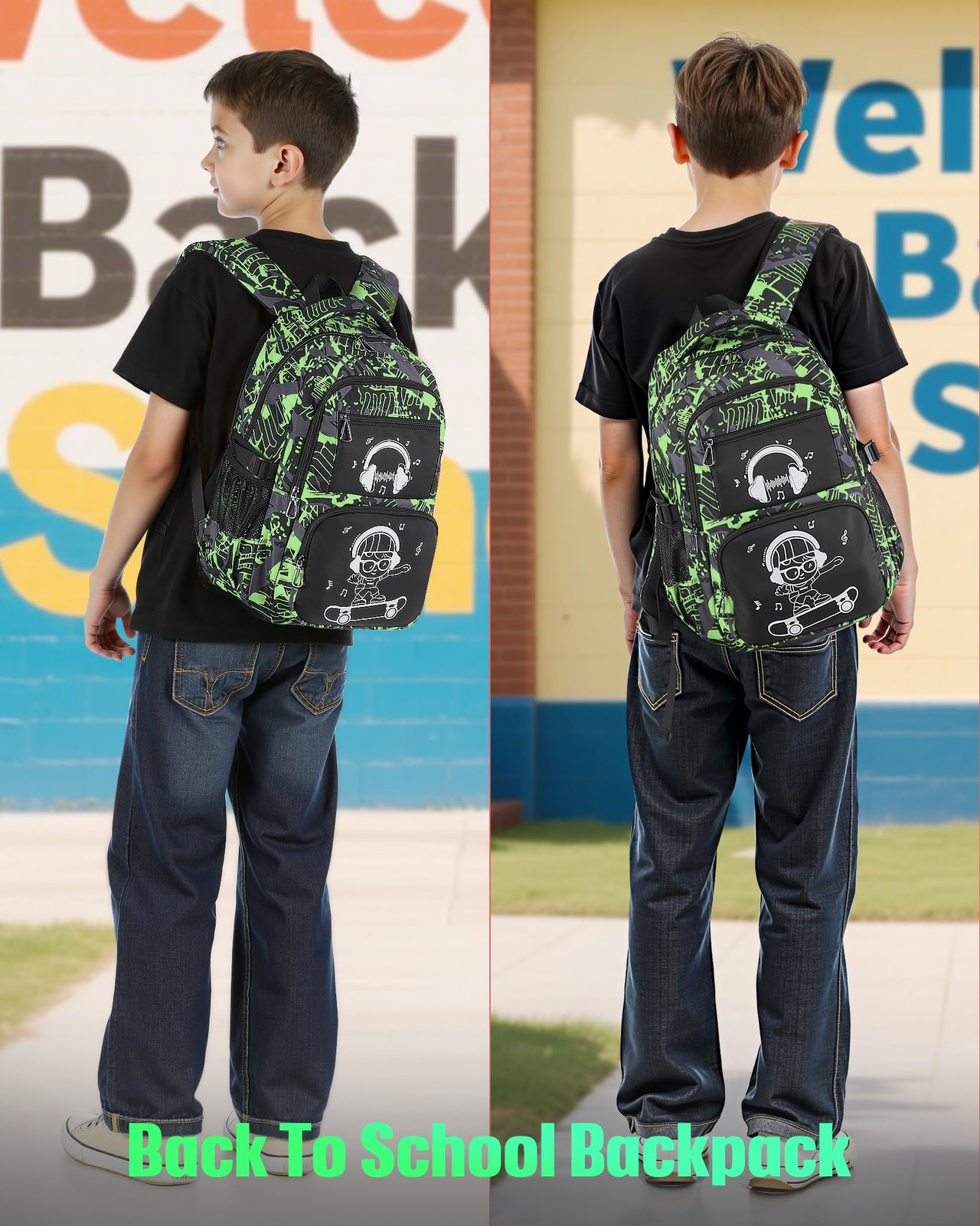 School Backpack for Boys Backpacks for Kids Camo Bookbag Teens Middle School …