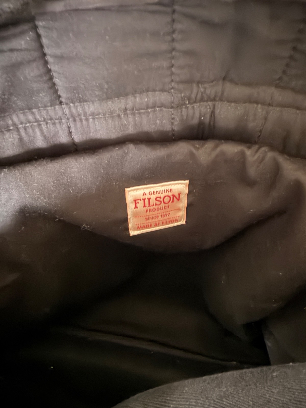 Filson Style 70152 Daypack – Black – Made in USA – Great condition