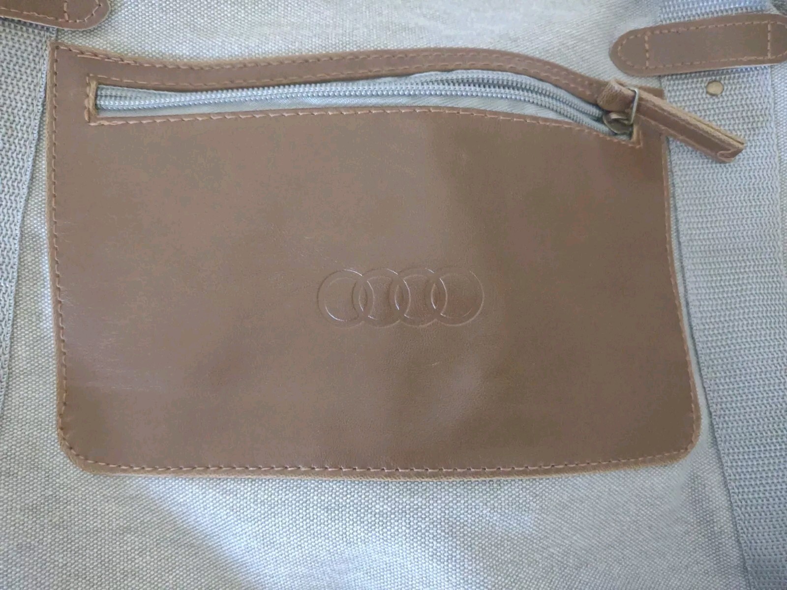 Gray Duffle Crossover Bag By Field & Company Vintage Cotton Collection Travel