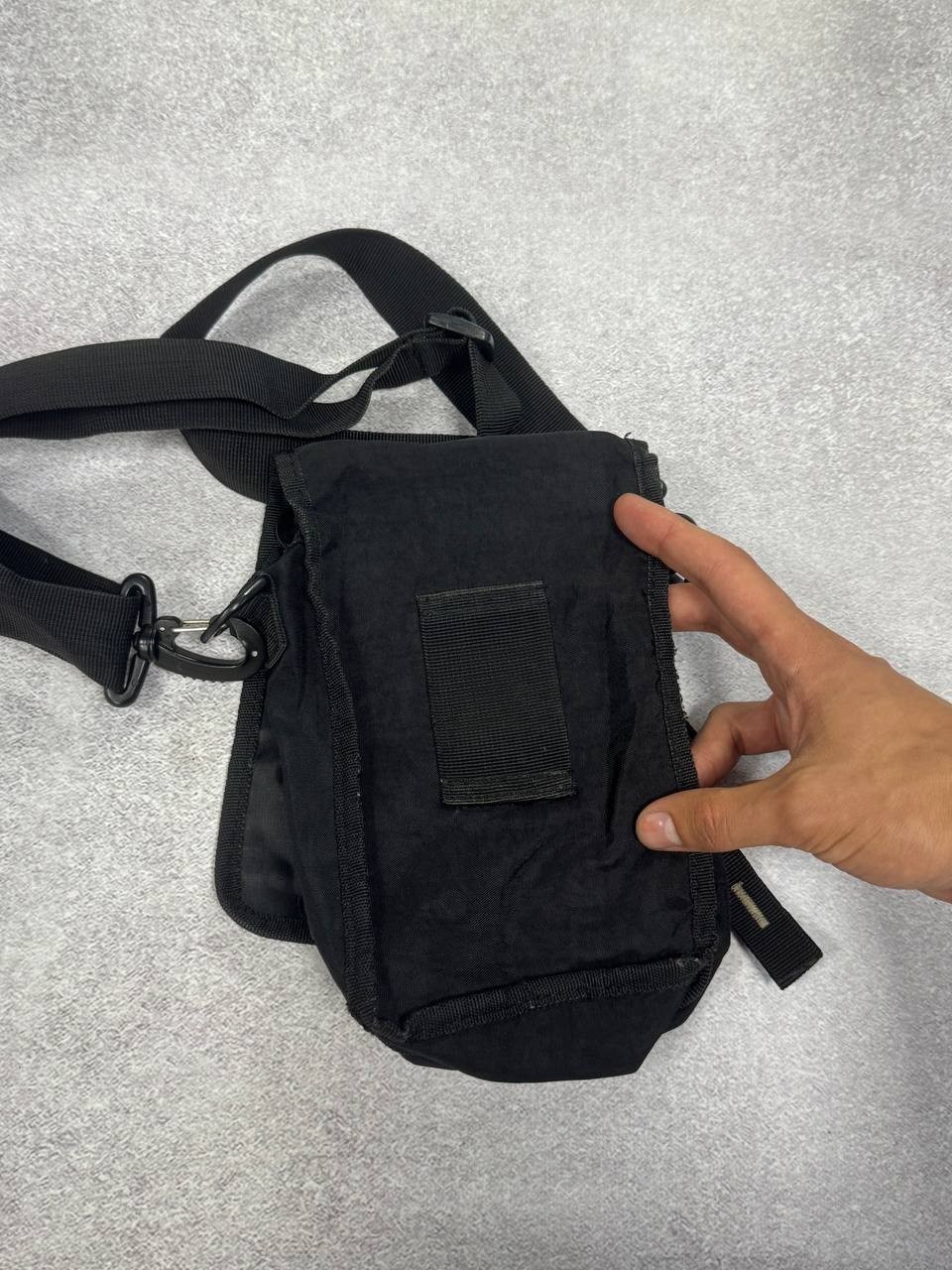 Vintage Diesel Nylon Y2K Black Shoulder Crossbody Sling Bag Men Rare Messenger