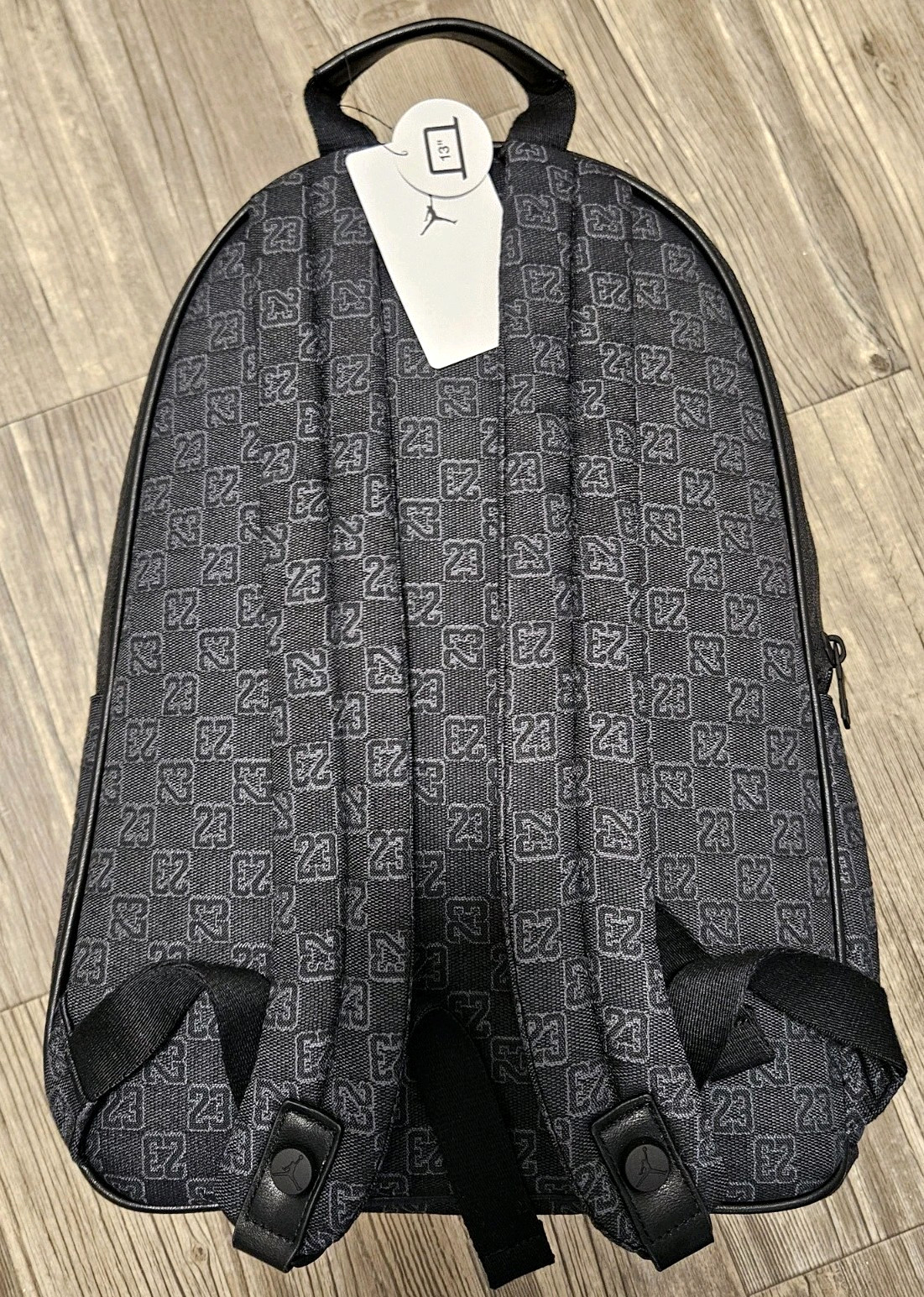 Nike Air Jordan Monogram 20L Black Patch Backpack Bookbag Bag MA9155-023 NEW