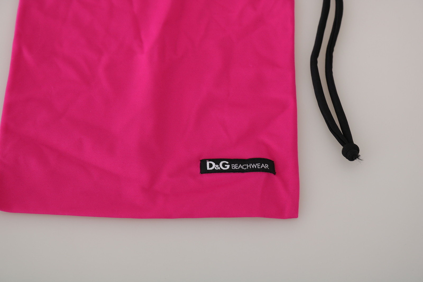 DOLCE & GABBANA Dustbag Cover Bag Cotton Pink Drawstring Small 24cm x 19cm