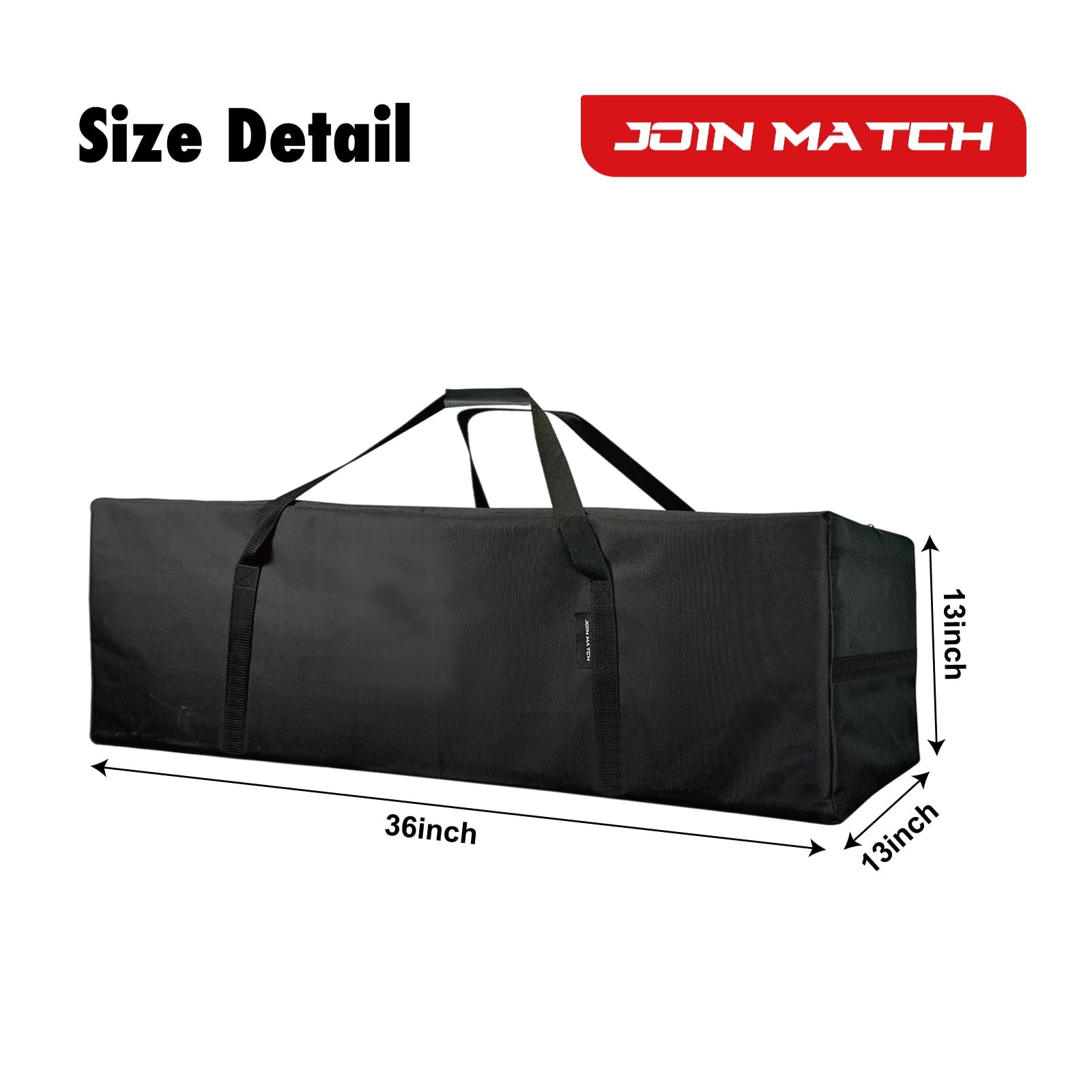 Large Travel Duffel Bag, 36 inch Sport Storage Large Zippered Bag, Sturdy & W